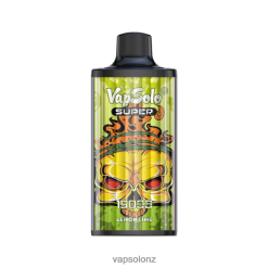 VapSolo Vape - VapSolo SUPER Disposable Vape 0R86218 Lemon Lime
